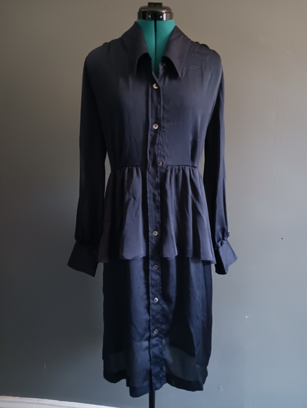 NWt Aglini Blue Navy Dress Size 40